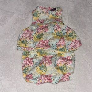 Sergeant major Floral Baby romper